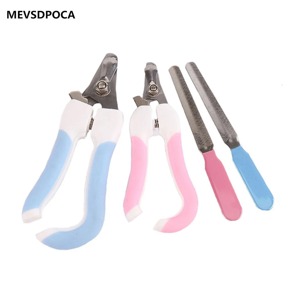 

MEVSDPOCA Pet Dog Cat Nail Cutter Tool Set Claws Scissor Cut Toe File Trimmer Clipper