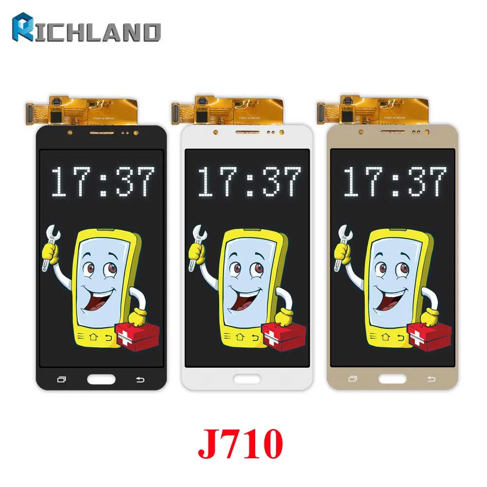 

AMOLED/TFT J710LCD For Samsung Galaxy J7 2016 J710 J710F J710M J710H J710FN J710Y J710G Touch Screen Digitizer Monitor Assembly