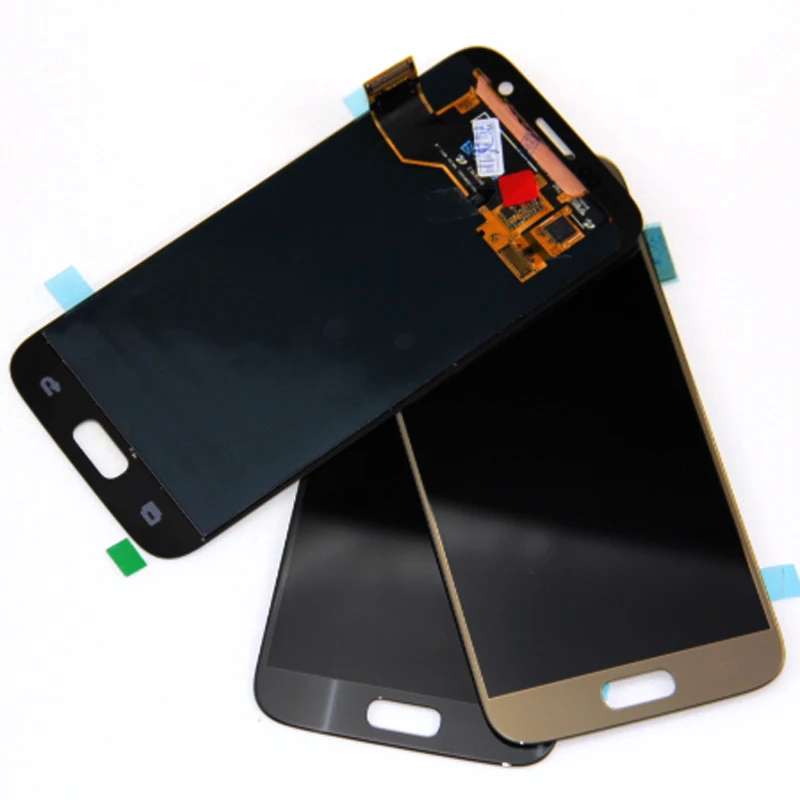 Телефон ЖК-дисплей для samsung Galaxy S7 G930 G930F G930A G930V G930P G930T Мобильные телефоны Сенсорный экран дигитайзер сборка
