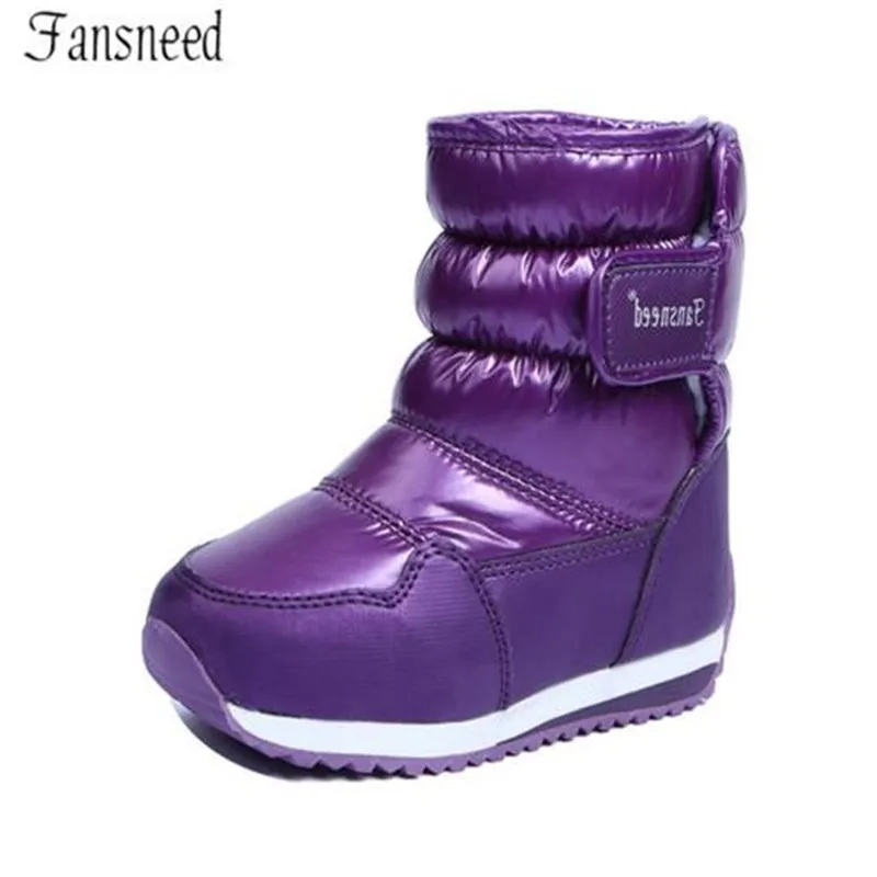 Winter new cherry snow boots girls cute anti wet anti slip font b shoes b font