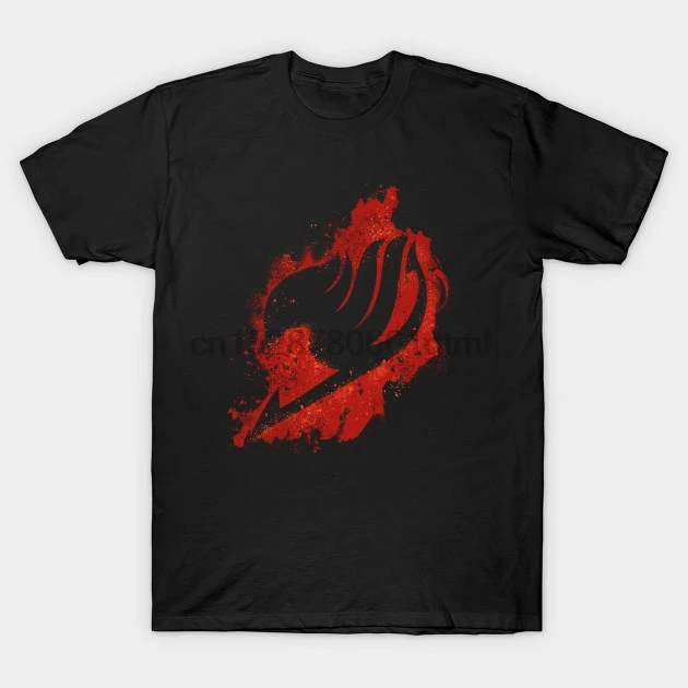 Men Short sleeve tshirt Fairy Emblem Tail T Shirt Women t-shirt |
