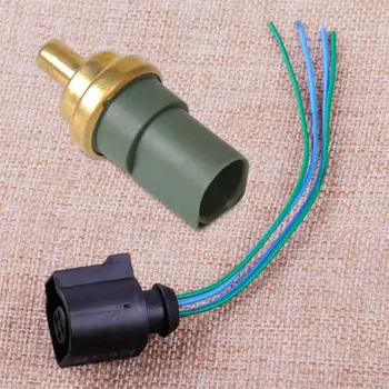 

CITALL New 4 Pin Coolant Temperature Sensor w/Clip & Plug Fit for Jetta Golf Passat Beetle AUDI A4 TT 059 919 501 A, 059919501A