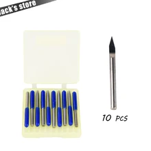 Металл, алюминий, латунь, гравировальные фрезы, сверление, фрезерование, применяется к ЧПУ 1310 1419, 10 шт