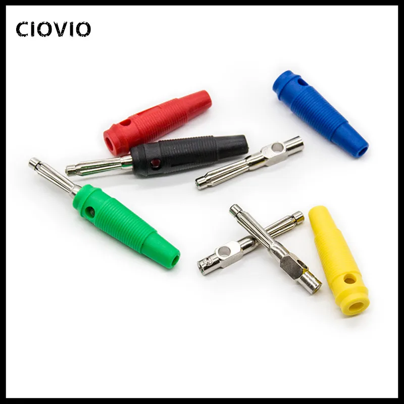 4MM Banana Plug Audio Speaker Connectors Amplifier Speaker Binding Post 4mm Banana Jack Plug For Ca