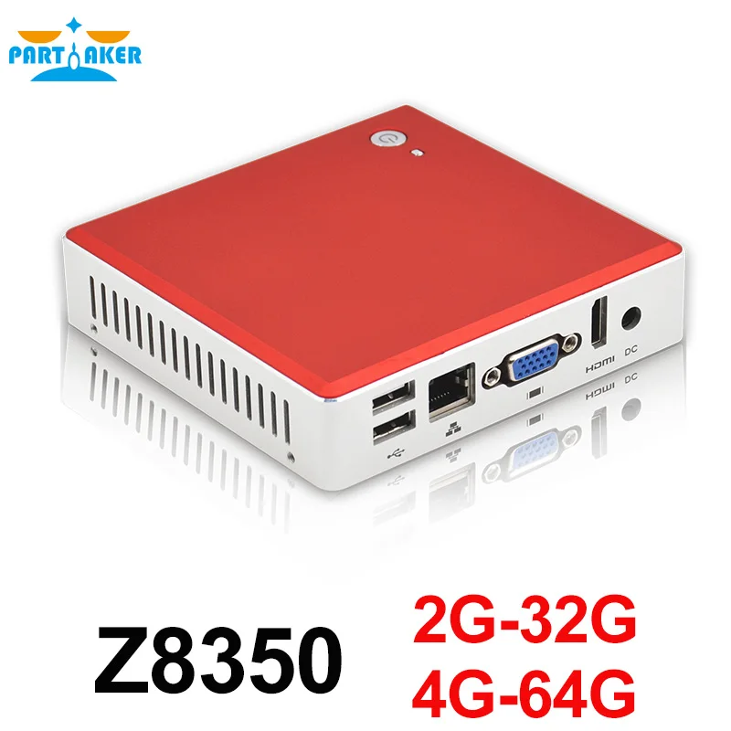 Мини ПК с четырехъядерным процессором Intel Z8350 HDMI| |