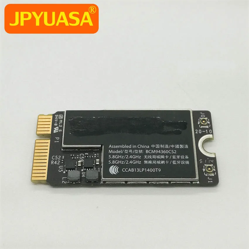 Оригинальная беспроводная карта BCM94360CS2 с Bluetooth Wi Fi для Macbook Air 13 дюймов A1466 Mid 2013