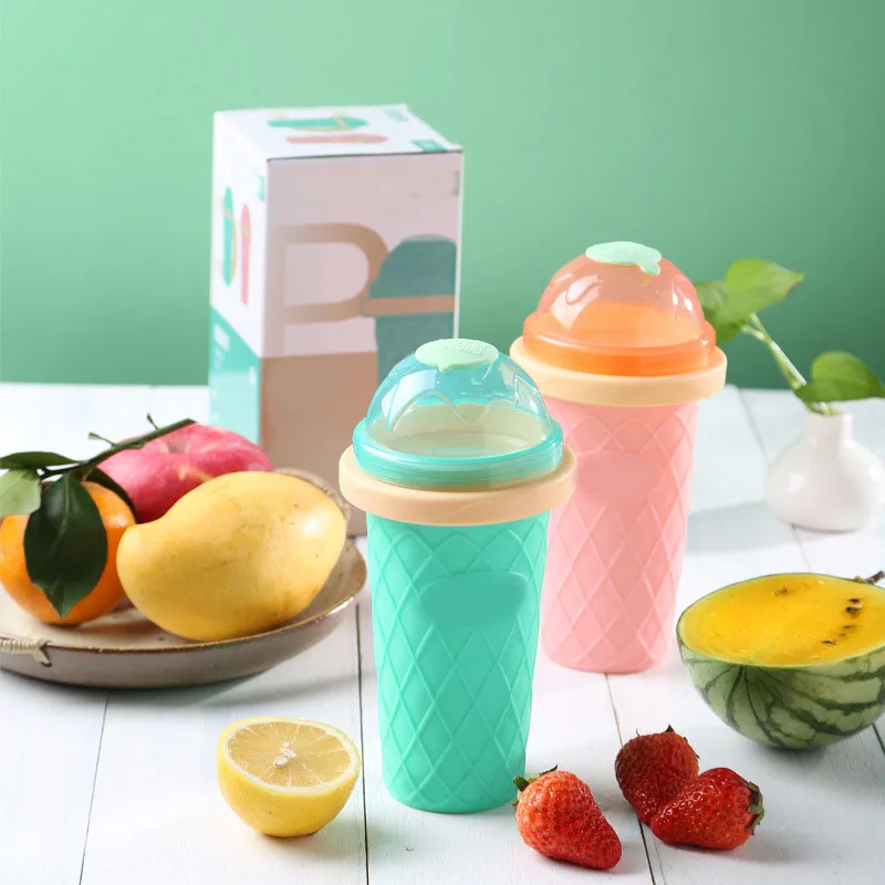 

Double Layer Ice Cream Maker DIY Homemade Fast Cooling Ice Cream Smoothie Cup TT-best