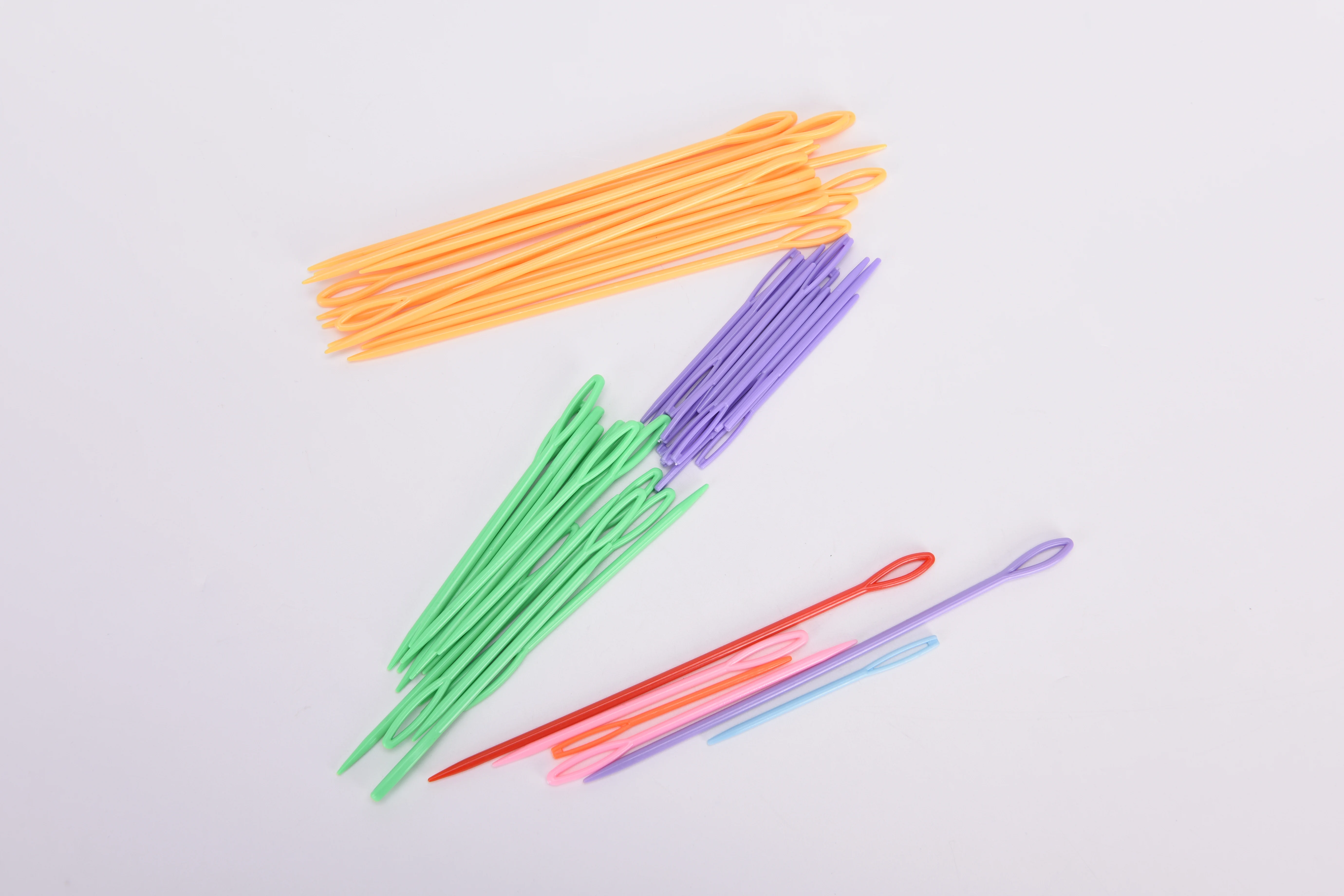 Plastic Knitting Needles Seam Sewing Tool Needlework Needle Arts