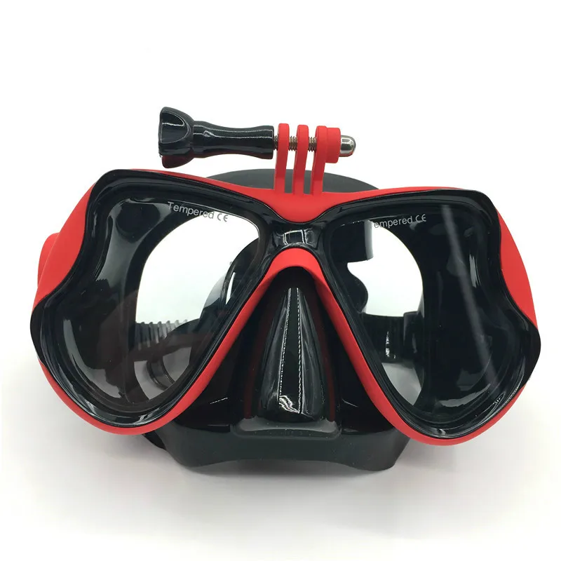 قناع الغطس ل Gopro الاكسسوارات للماء تحت الماء الزجاج قناع الغطس ل الذهاب برو بطل الدورة 5/4/3 +/ 3/2/1/SJ4000/Xiaomi يي