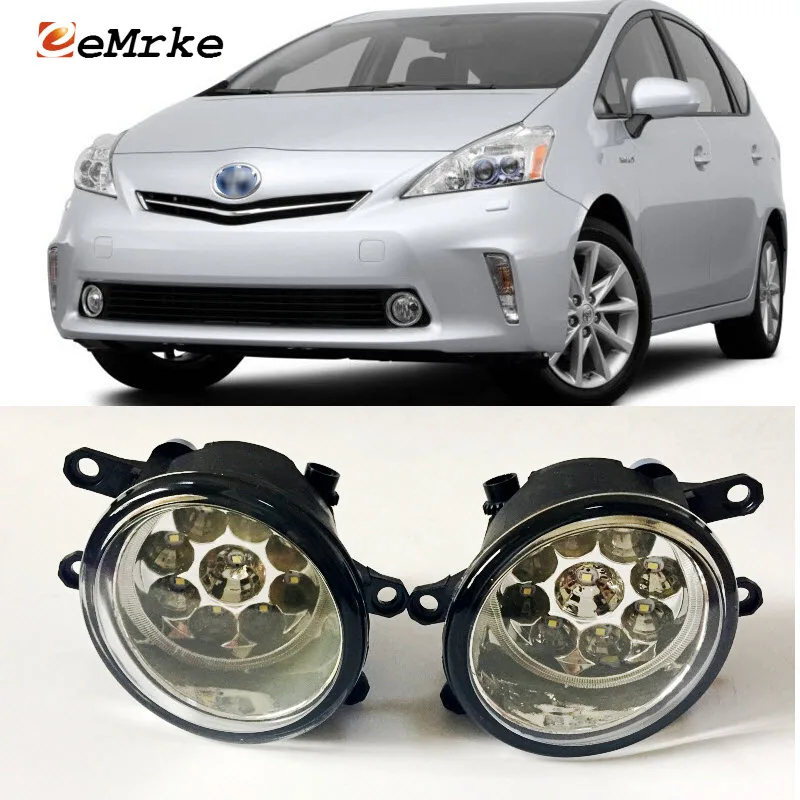 EEMRKE Car Styling For Toyota Prius V 2012 2013 2014 9 Pieces Led