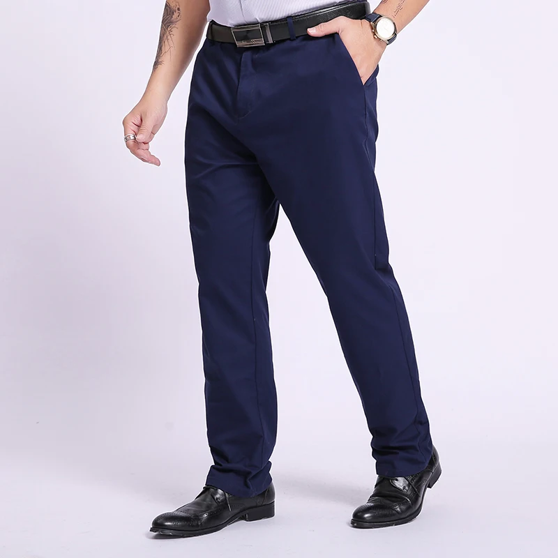 

10XL 9XL 8XL 2019 NEW Men Business Casual Loose Long Pants plus size Black Blue Male Super Large Comfortable Trousers Plus Size