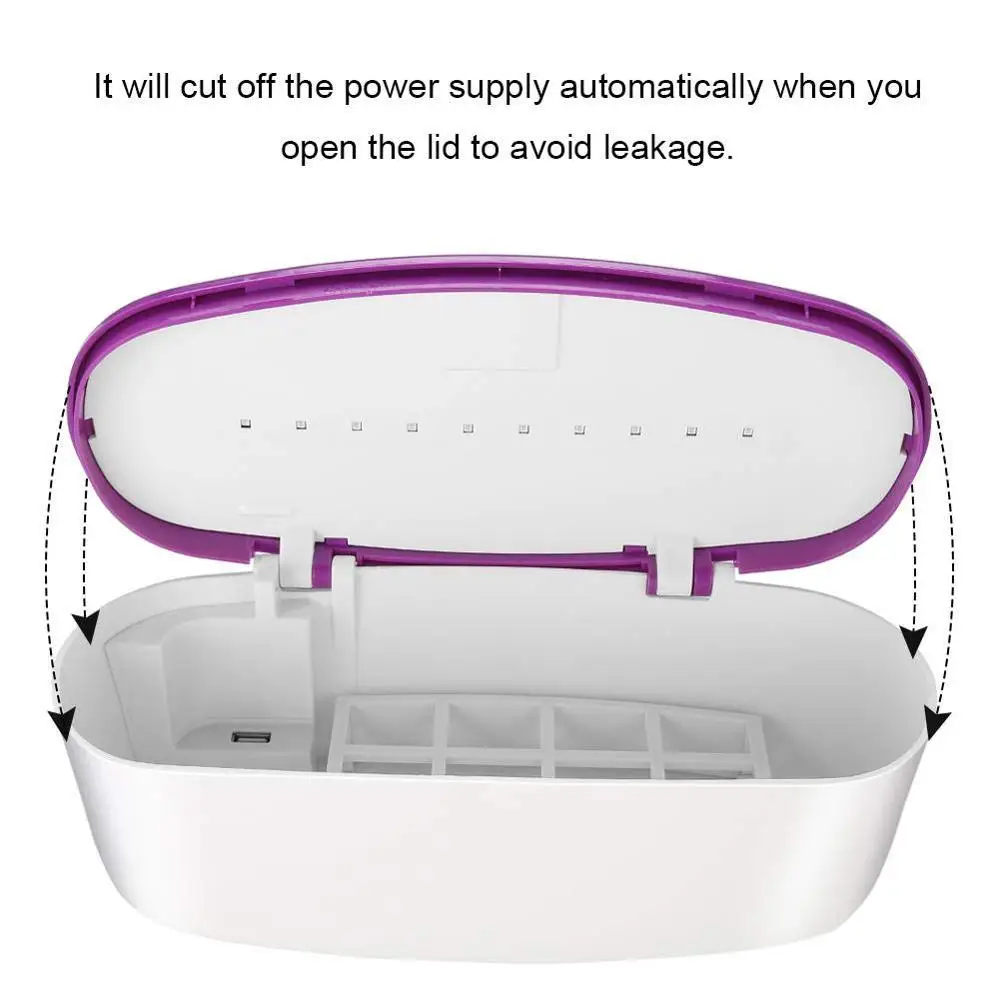 Billige UV Sterilisator Desinfektion Schrank Nail art Make Up Pinsel Maniküre Reinigung Uv Sterilisation Box Ozon Generator