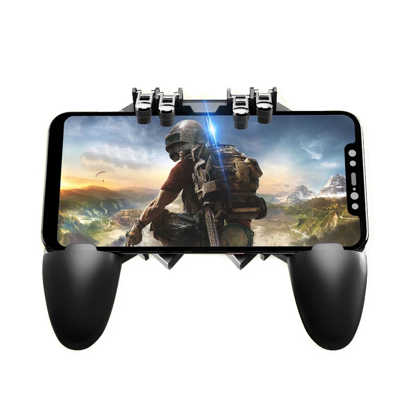 

Mobile PUBG Controller Gamepad For PUBG IOS Android Six Finger Operating Gamepad Peripherals PUBG Mobile