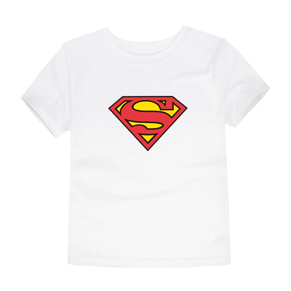 2018 summer boys and girls short-sleeved white T-shirt summer casual super nice Look DIY printing graphics
