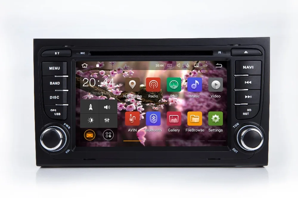 Discount Quad Core 7 inch Android 8.1 Car DVD Player For Audi A4 2003-2008 Touchscreen Audio Bluetooth In Dash Car Stereo GPS Navigation 3