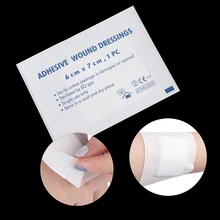 10Pcs/pack Large Size Hypoallergenic Non-woven Medical Adhesive Wound Dressing Bandage Large Wound Aid Outdoor