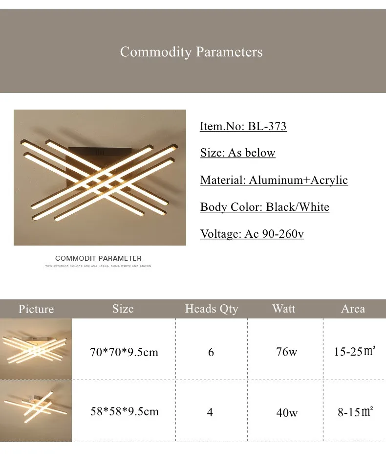 Surface mount ceiling chandeliers modern led chandelier lighting fixtures 12