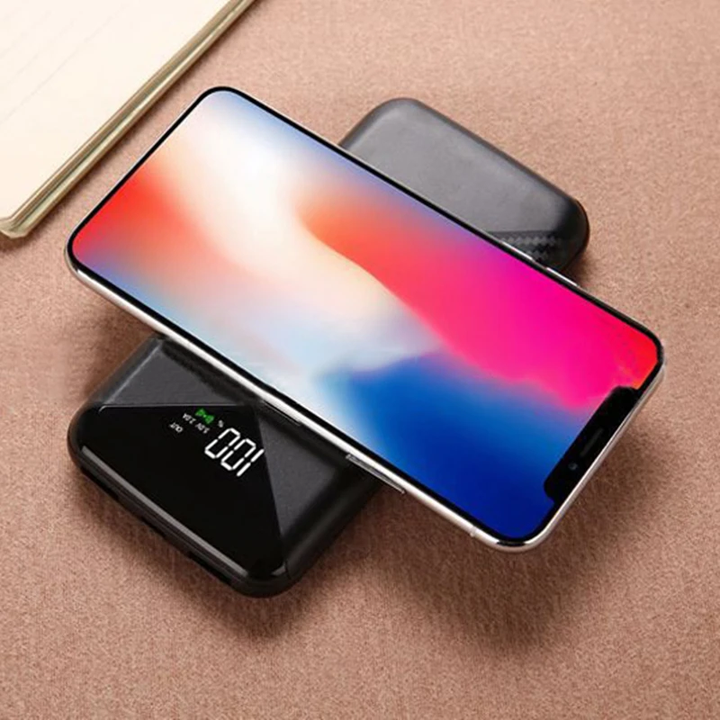 

New Arrival 20000mah Power Bank External Battery PoverBank Wireless charging Powerbank Portable Mobile phone Charger For Samsung