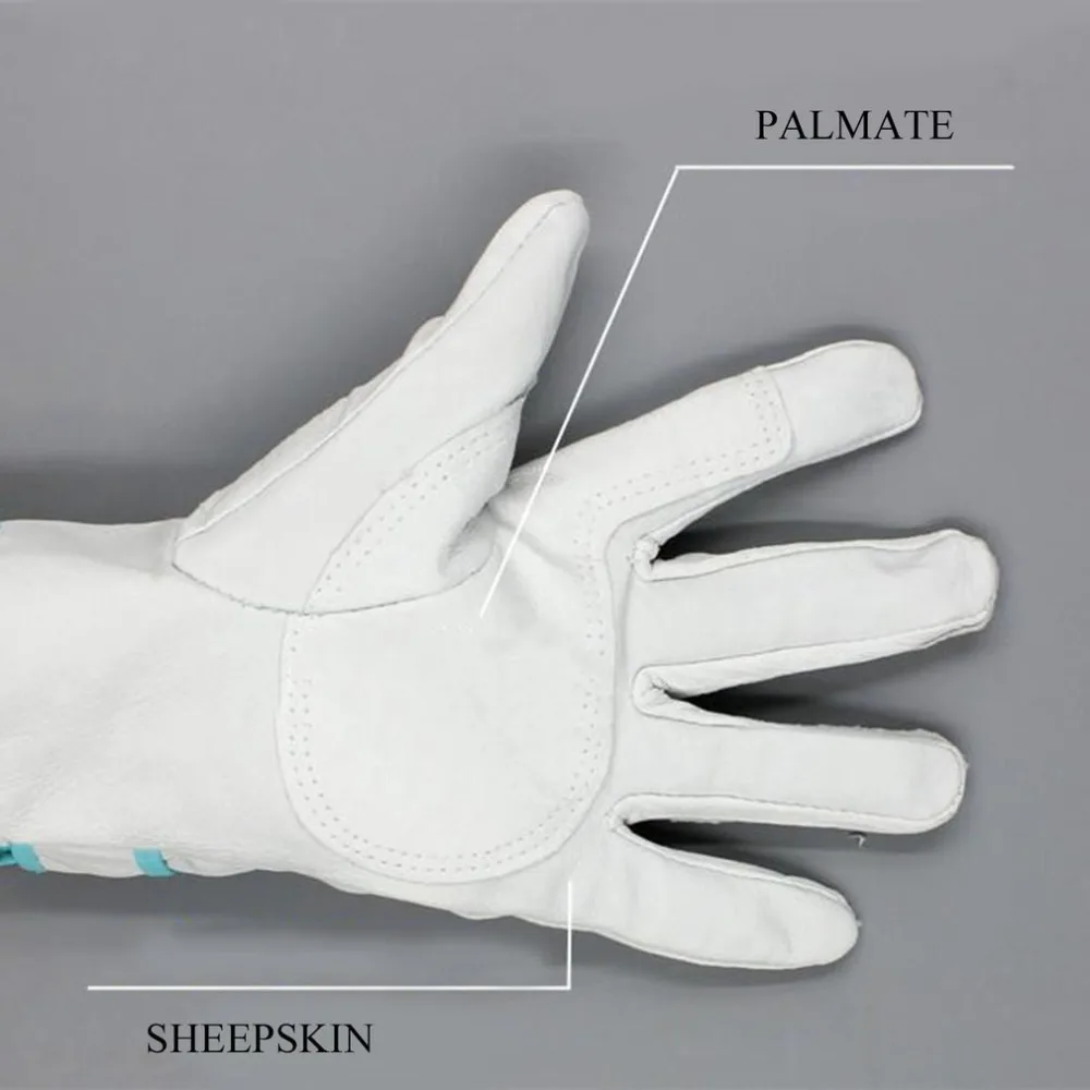 1 пара рабочих перчаток износостойкие электрические сварочные пайки безопасные рабочие защитные перчатки металлические промышленные перчатки
