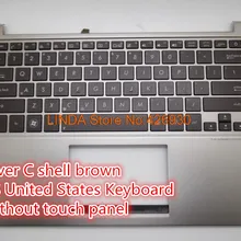 Упор для рук и клавиатура для ASUS UX32 UX32A UX32E UX32V BX32 UX32VD Серебряный C оболочкой Чешский/русский/США/HB/Япония TI FR RU IT UK