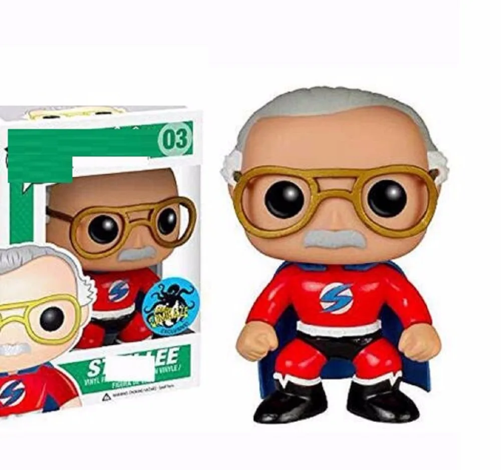 POP Stan Lee красный супергерой популярный виниловый эксклюзивный Фигурки Коллекционная модель игрушки для детей мальчиков и девочек Подарки