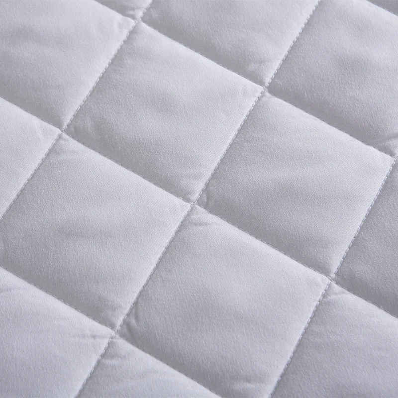  100% Waterproof Bed Cover Brushed Fabric Quilt Mattress Protector Cover for Bed Breathable Anti-mit