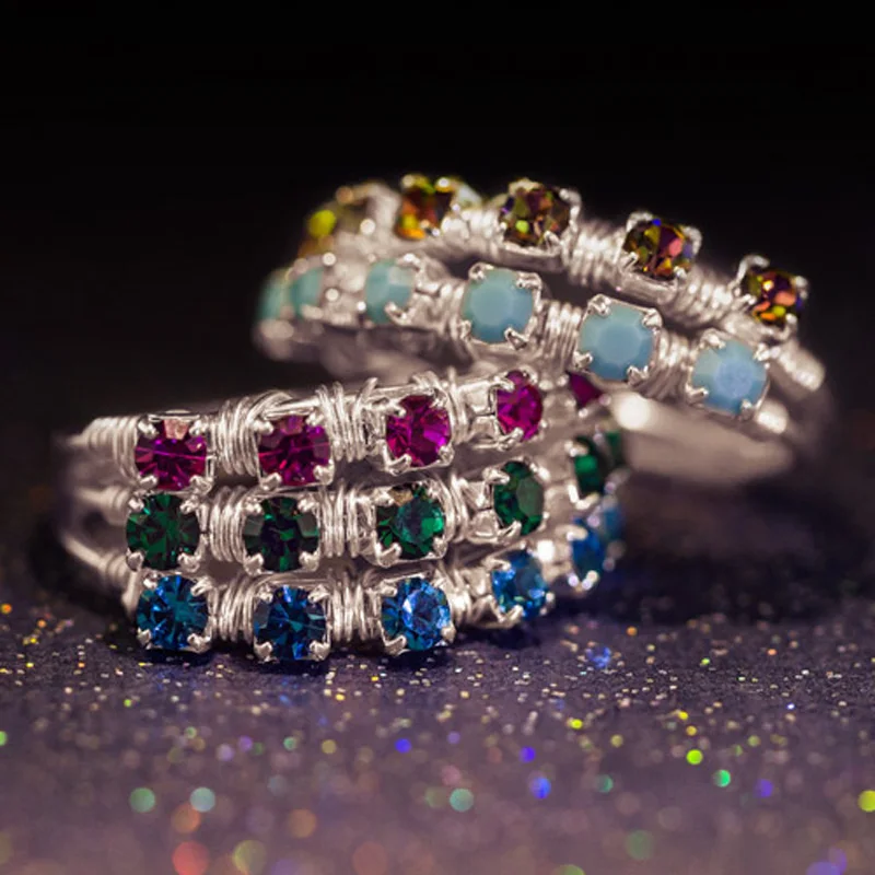 Rhinestone-Rings