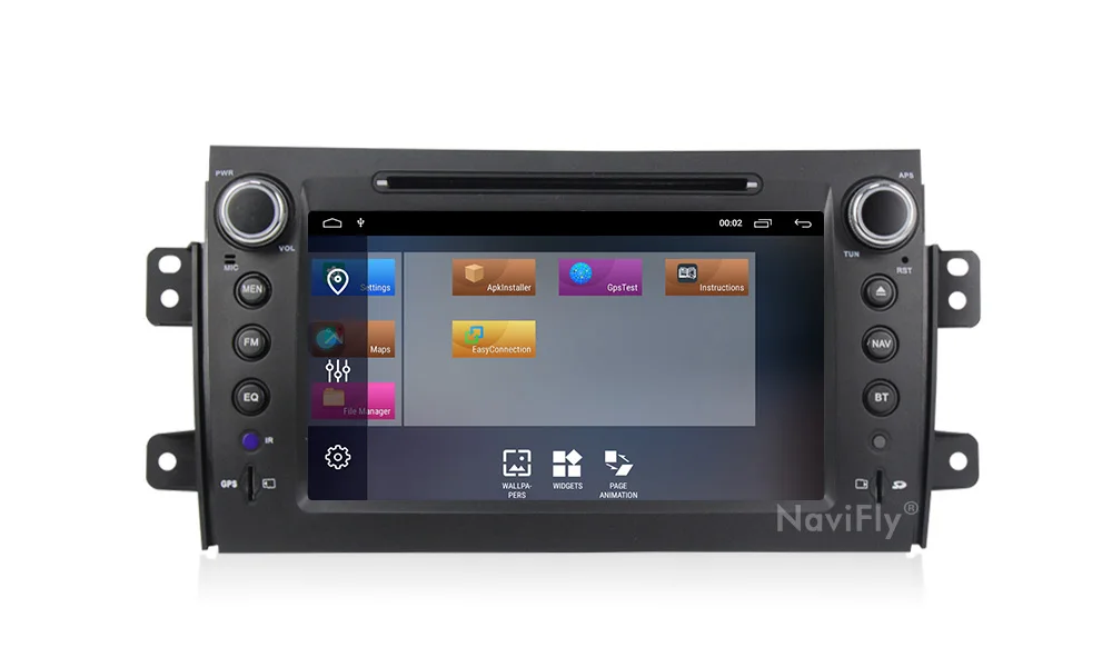 Excellent NaviFly Android 9.1 car dvd for Suzuki SX4 2006 2007 2008 2009 2010 2011 2012 2013 car radio gps navigation RDS DVR 13