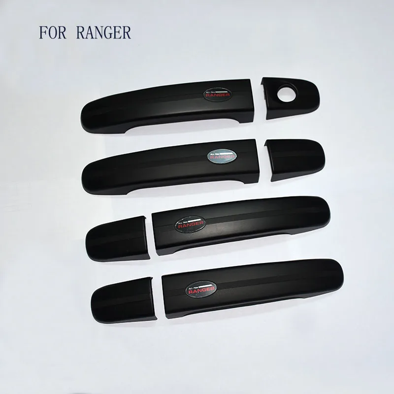 

Car styling Car-covers ABS Door Handle Cover Car door handle trim fit for 2012-2017 Ford RANGER T6 T7 XLT