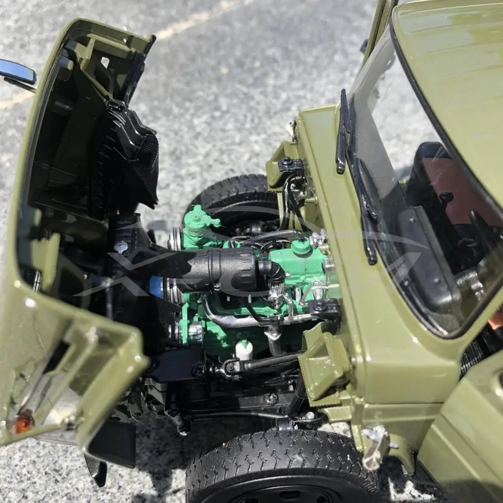 Литой автомобиль модель Jiefang CA141 грузовик век Дракон 1:24 (зеленый) + маленький