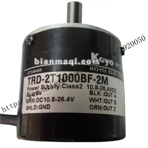 

The TRD-2T1000BF Koyo rotary encoders outer diameter of 38mm 1000P / R pulse Shaft 6mm