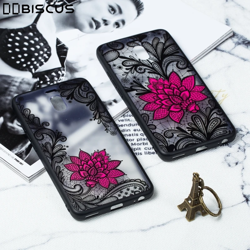 

Luxury Relief Lace Back flower Capa For Meizu Pro 7 U20 MX6 M3E M5S M3S Mini M3 M5 M6 Note Case Hard PC TPU Cases Full Cover