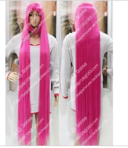 Suyushun344071 Cosplay Wig 60 Inches Meters The Pink Wig Long