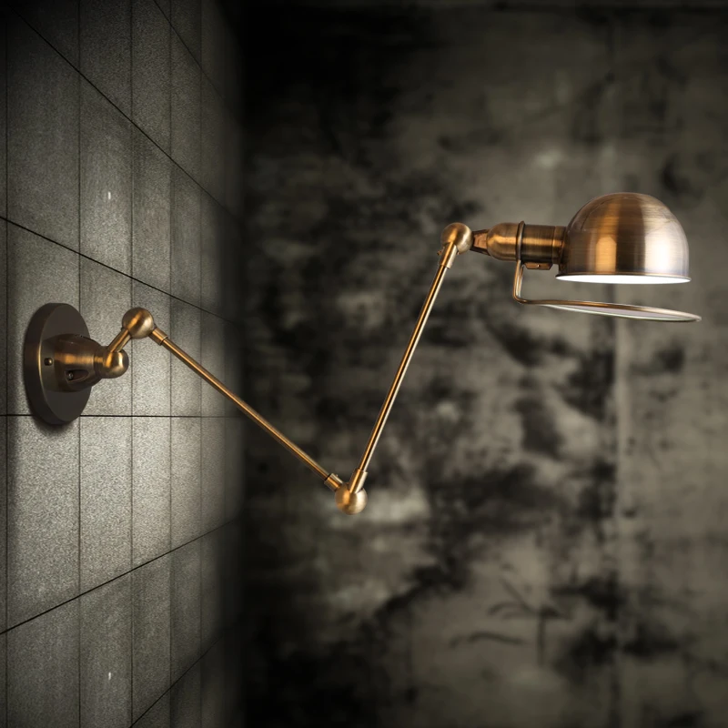 RH classic American country LOFT retro Metal study bedroom Industrial