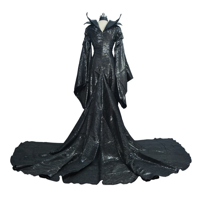 Женская Роскошная малая фантазия на заказ, вечерние маскарадные костюмы темной ведьмы