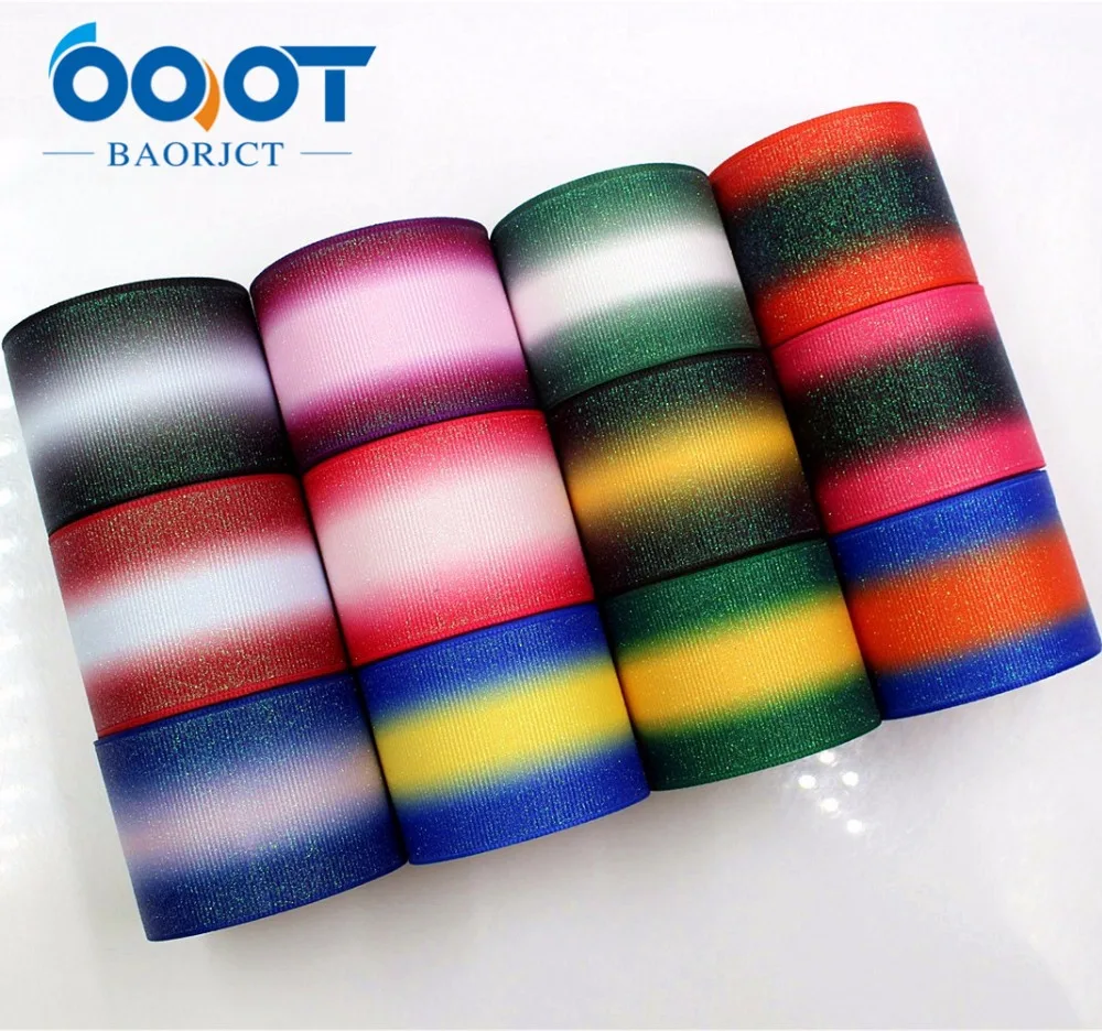 OOOT BAORJCT 181161 38 мм 10 ярдов ленты для вспышки термопечать grosgrain Свадебные аксессуары