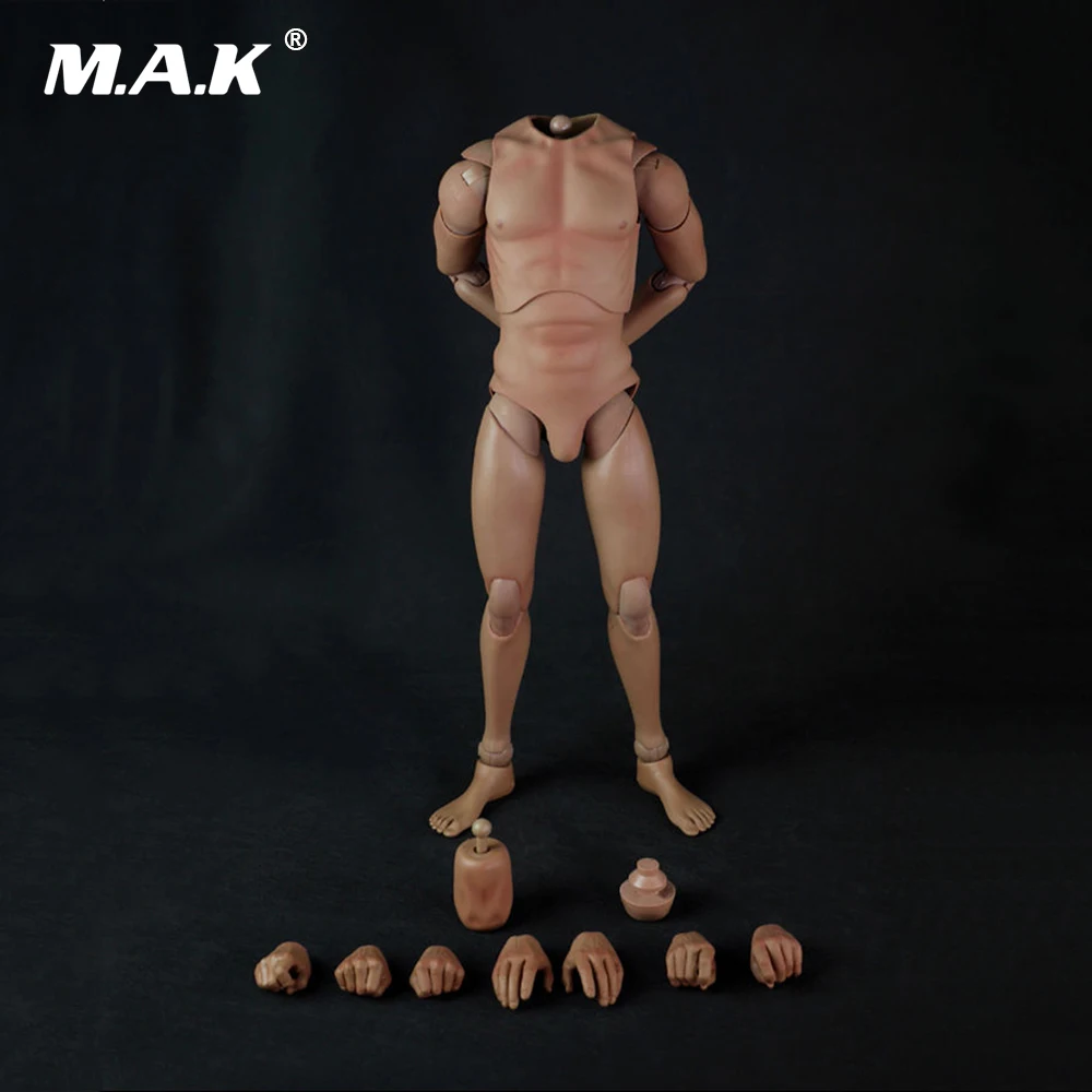 

1/4 Scale Male Body Skin Color Muscular Male Body Movable Figure 18'' Man Figure Model Toys for Collection