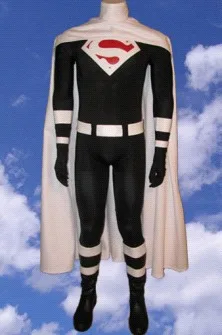 Black-white-Lycra-Halloween-Costumes-Superman-Spandex-Lycra-Superhero-Superman-Costume