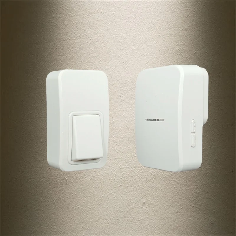 

US-plug AC110V-240V battery-free wireless doorbelL25 tones.Waterproof button home cordless doorbell -10 degree-50degree