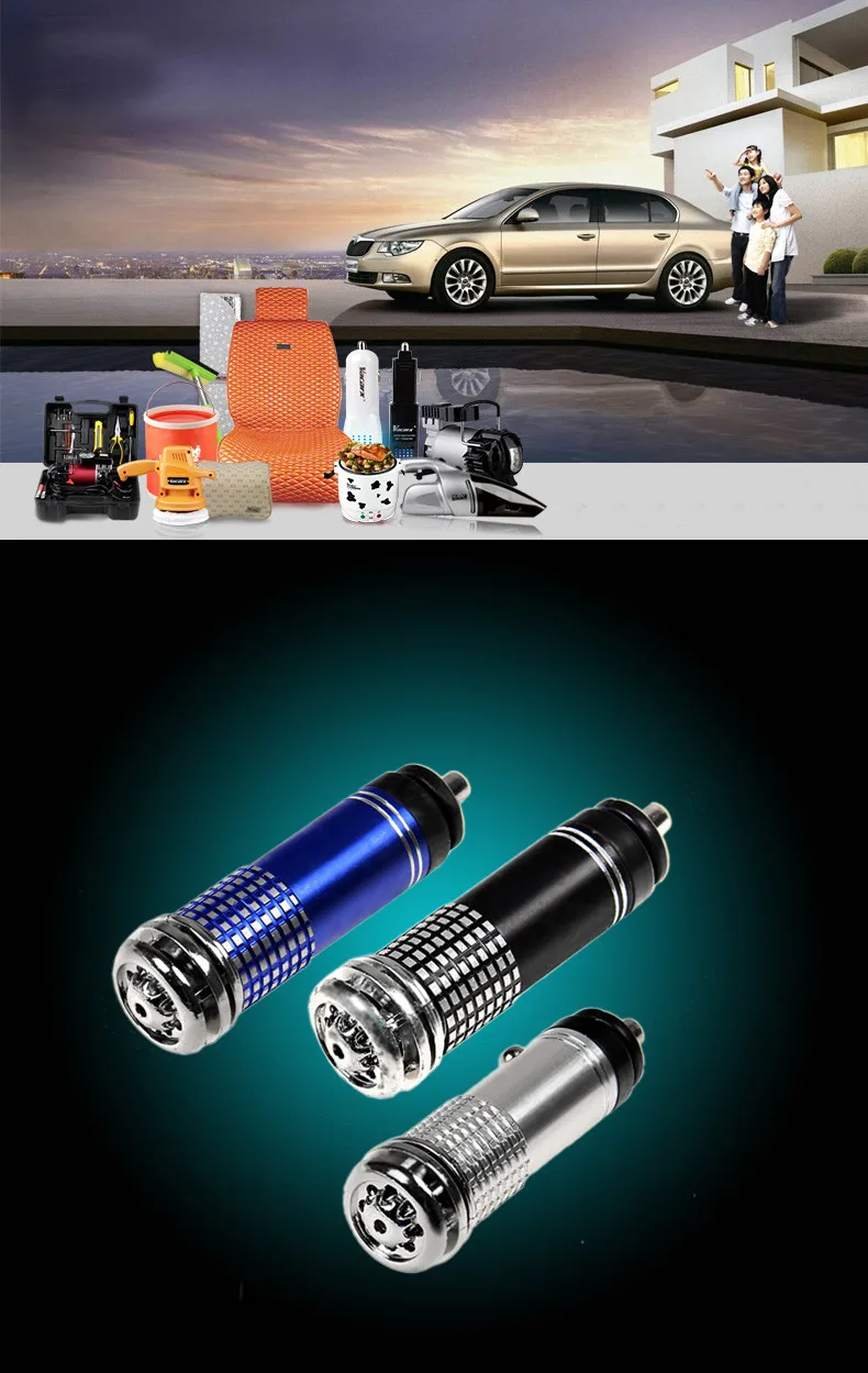 Eworld M811 Черный Автомобильный Очиститель свежего воздуха, кислородный ионизатор, ионный очиститель воздуха
