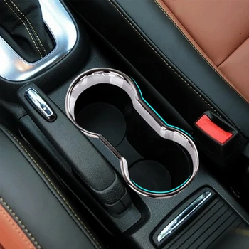 

Car ABS Chrome modified special glass cup cover interior trim car Accessories For Opel Mokka 2012-2015