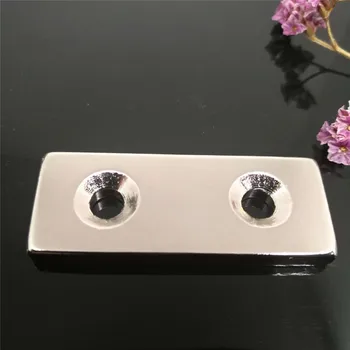 

Zion 5pcs 50x20x5mm magnet hole N35 super strong permanent ring block salvage rare earth neodymium magnets 50*20*5mm