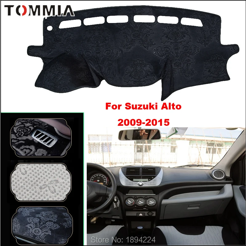 

Tommia Car Dashboard Cover Mat Light Avoid Pad Photophobism Anti-slip protection Mat For Suzuki Alto 2009-2015
