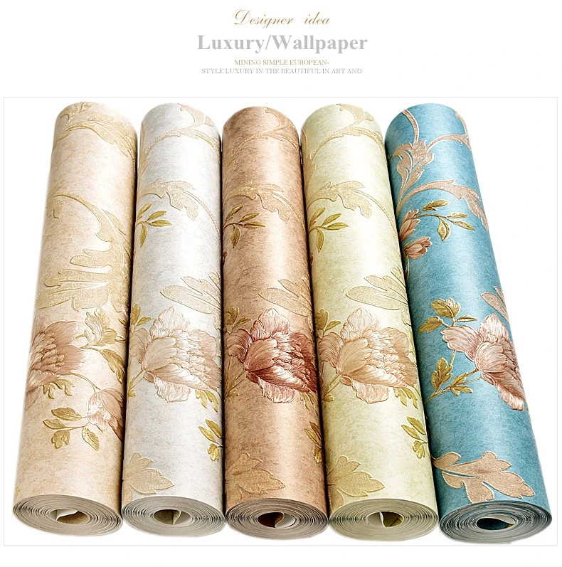 Wallpapers Youman Luxury Classic Home Background Wall Damask Wallpapers Top Quality Floral Wallcovering 3D HD Wallpaper Bedroom