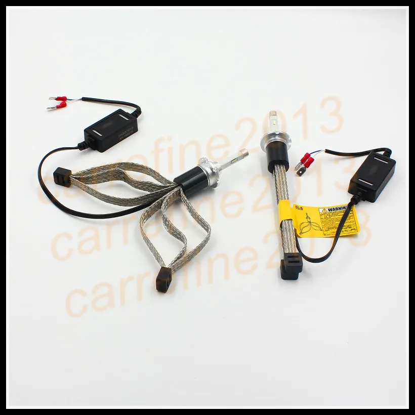 D2S Led Headlight Cars 7600lm Fog Light Kit R4 LED Lamp Xenon Car Styling D2C LED