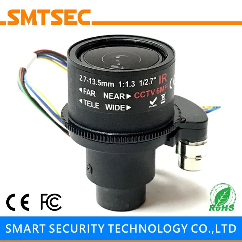 SL 27135MFZ 6MP Автофокус 2 7 13 5 мм моторизованный объектив HD 1/2. &quotM14 крепление CCTV для