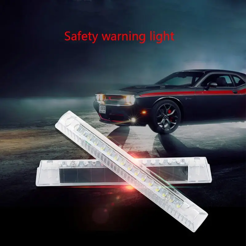 

High Bright Solar Power LED Multicolor Colorful Light Rear-End Strobe Lamp Emergency Warning Light with Sucker for Car Vehicle T