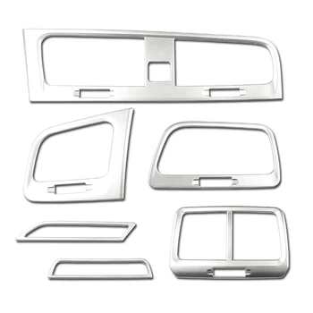 

lEFT Handle Drive For Volkswagen Golf 7 MK7 2013-2018 Interior Accessories Whole Set Air Condition Vent Outlet Cover Trim 6pc