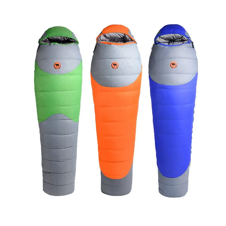 duck down outdoor sleeping bag adult Thermal Autumn Winter Envelope
