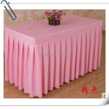 Лидер продаж! 120*60*75 см, однотонный, из полиэстра Свадебные Юбка для стола офисная Конференция Юбка для стола ing MARIOUS